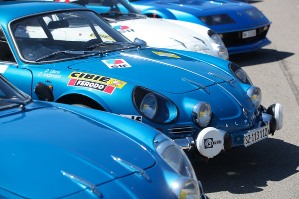 Image: Three Berlinettes - Alpine-Renault A110 - Classic Car Sunday Morning on June 2, 2019