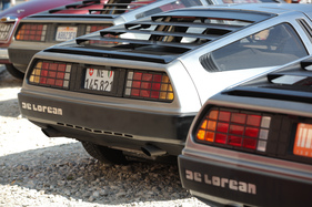 Three DeLoreans - that would have been too much even for the professor from "Back to the Future" - Impressions of the Swiss Classic British Car Meeting Morges on October 4, 2014