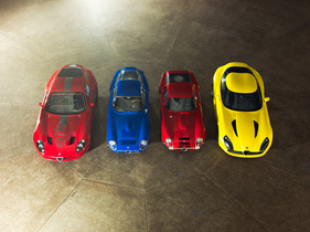 Drei Generationen Alfa Romeo Zagato - TZ1, TZ2 und TZ3 - im Pantheon Basel