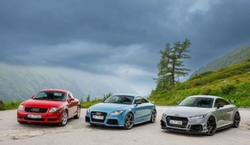 Drei Generationen Audi TT (2023)