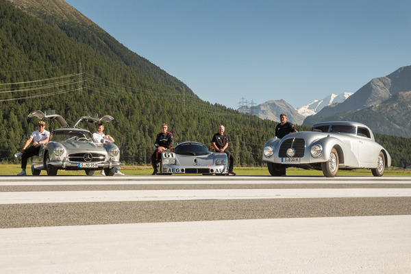 Drei Hochgeschwindigkeits-Klassiker von Mercedes-Benz - 300 SL, Sauber C9 und 540K - Kilomètre Lancé 2023