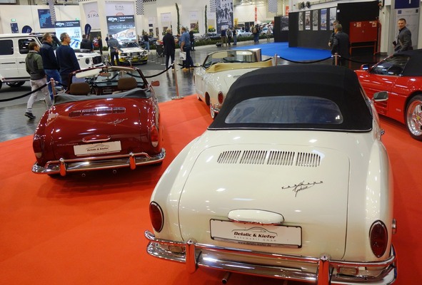 Drei VW-Karmann-Ghia-Cabrios - Essen Motor Show 2022