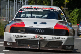 Dreifacher Le-Mans-Sieger Marcel Fässler im Audi 200 Trans Am (1988) an der Audi Sport Quattro Parade anlässlich des Grand Prix Suisse Berne Memorial 2018