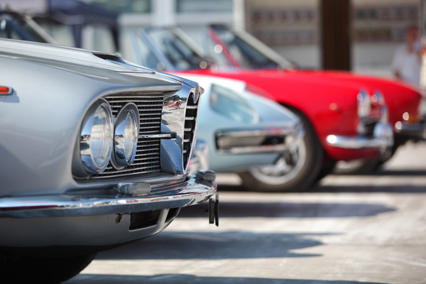 Dreimal Alfa Romeo, im Vordergrund ein 2600 Coupé - Dolder Classics September 2016