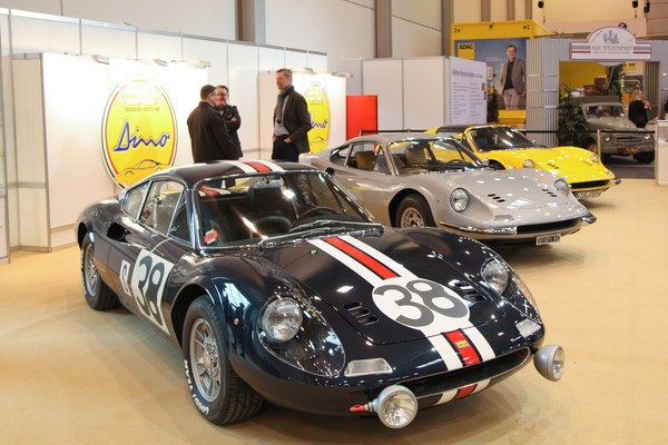 Dreimal Dino 246 GT/GTS - Techno Classica Essen 2018