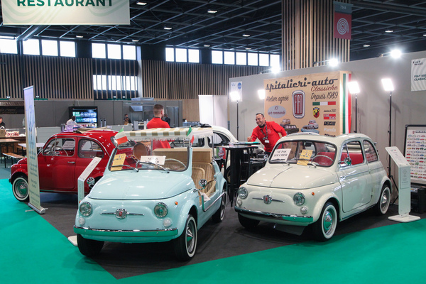 Dreimal Fiat 500 vom Spezialisten - Rétromobile Paris 2022