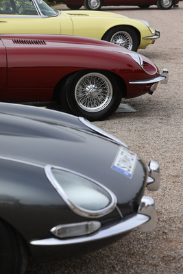 Dreimal Jaguar E-Type - 21. Classic-Gala Schwetzingen 2025