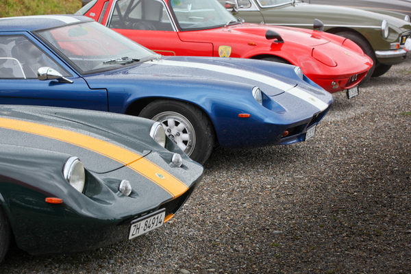 Dreimal Lotus, zweimal Europa und einmal Elan - Albisgütli Classics - Cars & Bikes August 2021