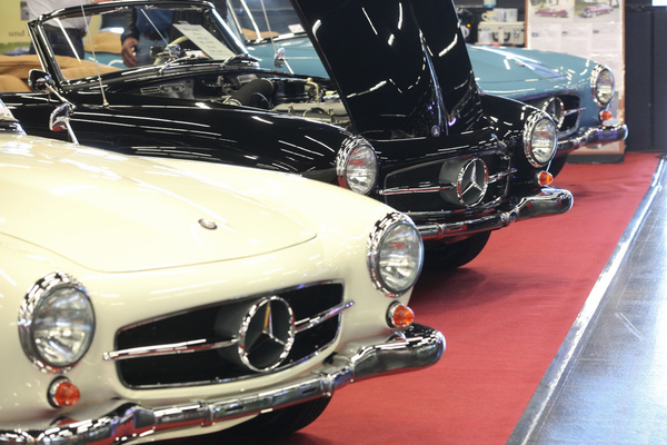 Dreimal Mercedes-Benz 190 SL - welche Farbe darf's denn sein? - Classic Expo Salzburg 2019