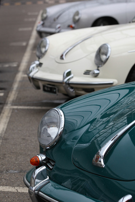 Dreimal Porsche 356 in Reih und Glied - 4. Porsche Classic Day Schinznach Bad 2016