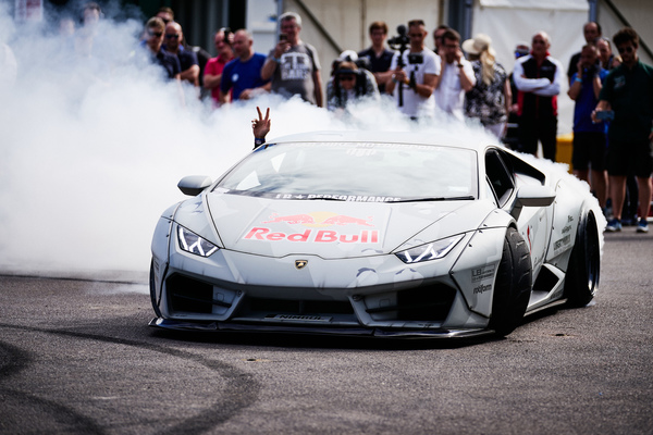 Drift-Demonstrationen am Goodwood Festival of Speed 2019