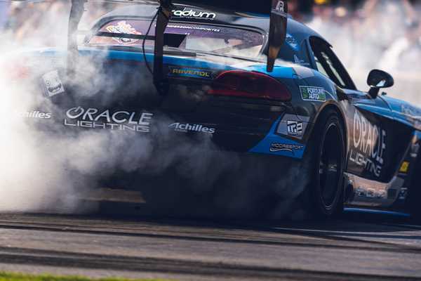 Drift-Demonstrationen am Goodwood Festival of Speed 2019
