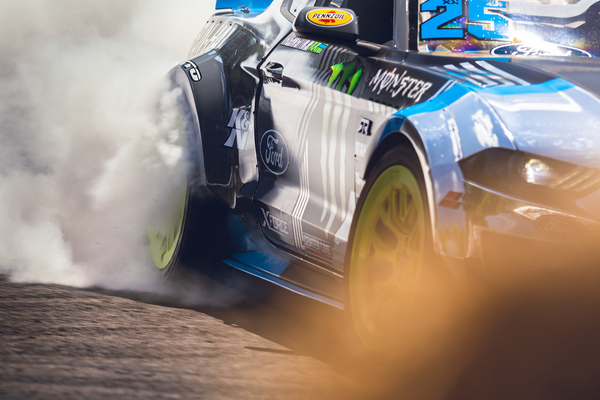 Drift-Demonstrationen am Goodwood Festival of Speed 2019
