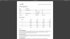 Druckfertige Auswertungen - Carepo / Classic Car Report Druckfertige Auswertungen - Carepo / Classic Car Report