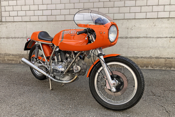 Bild: Ducati 750 S Imola Replica (1974) - als Lot 28 angeboten an der Swiss Classic World Versteigerung der Oldtimer Galerie Toffen in Luzern am 3. Juni 2023