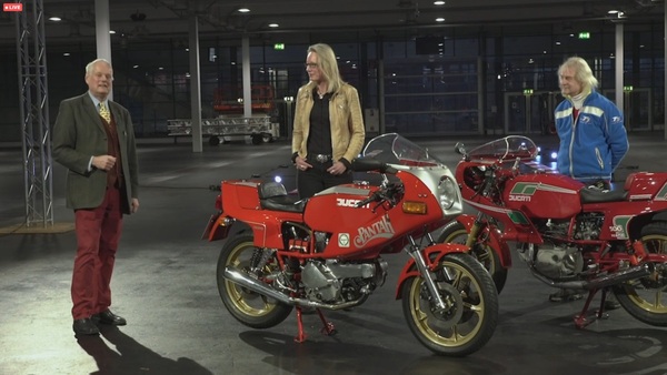 Ducati-Fans erklären Johannnes Hübner ihre Leidenschaft - aus der 19. (virtuellen) Bremen Classic Motorshow 2021