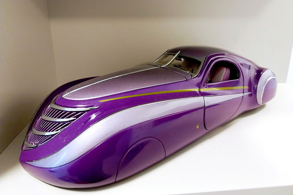 Duesenberg Coupé Simone (1939) – Der Ausgangspunkt für diesen Artikel: das Modell von Franklin Mint im Maßstab 1:24