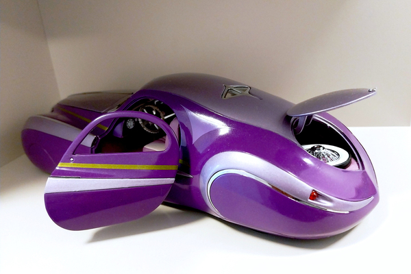 Duesenberg Coupé Simone (1939) – Der Ausgangspunkt für diesen Artikel: das Modell von Franklin Mint im Maßstab 1:24