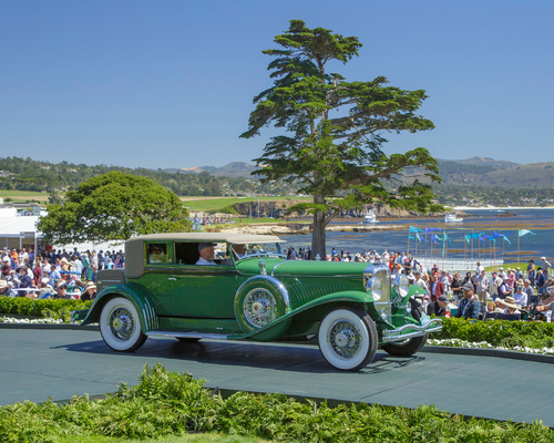 Duesenberg J Rollston Victoria Coupe (1932) - 2. Rang in der Klasse G beim Pebble Beach Concours d'Elegance 2024