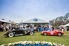 Duesenberg J/SJ Convertible (1929) - zusammen mit dem Ferrari 250/275P von 1963 - Ehrung der Best of Show Fahrzeuge