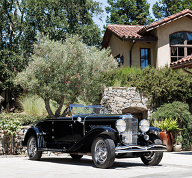 Duesenberg Model J Disappearing-Top Convertible Coupe (1934) - Lot 025 an den Gooding & Co Pebble Beach Versteigerungen 2024