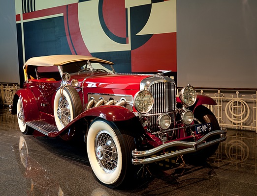 Duesenberg Model SJ Lagrande Dual-Cowl Phaeton (1935) - im Louwman Museum in Den Haag