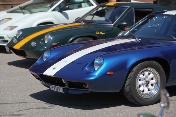 Bild: Duett der Lotus Europa - Oldtimer Sunday Morning am 2. Juni 2019