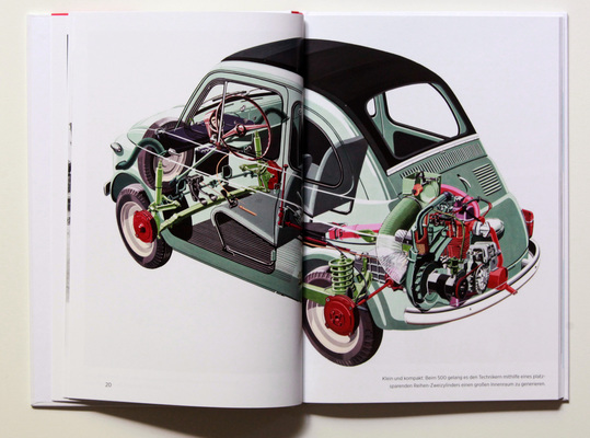 Durch den Fiat 500 hindurchgeschaut - Buch "Bewegte Zeiten - Fiat 500"