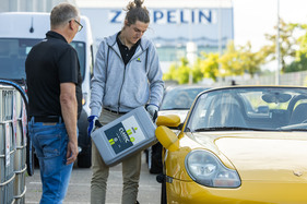 E-Fuels auf der ADAC Youngtimer Tour Bodensee 2026: Die Teams konnten ihre jungen Klassiker mit dem alternativen Kraftstoff betanken