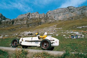 ERA - Georges Frey auf dem ERA am Klausenrennen Memorial 1998