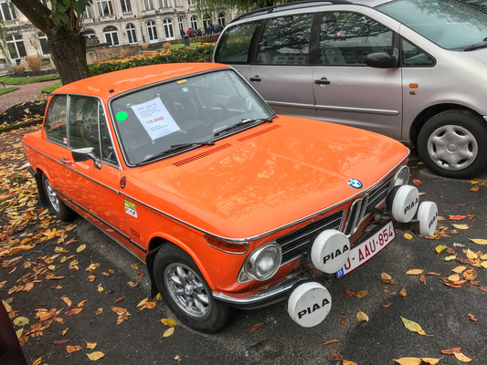 EUR 15'000 werden für diesen BMW 2000 Tii verlangt - Oldtimerbörse Spa 2016