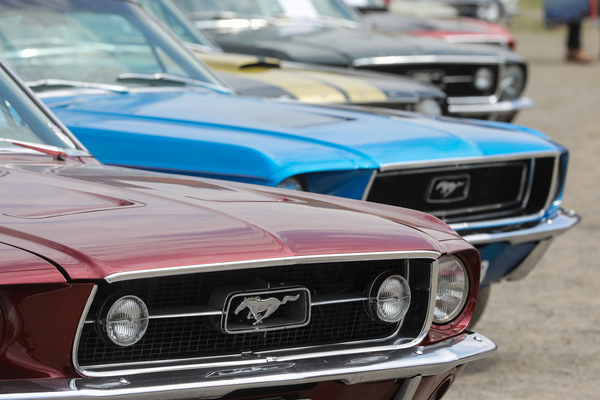Ebenmässige Spaltmasse waren noch nie eine Stärke des US-Automobilbaus - 8. Mustang & Shelby Meeting 2024
