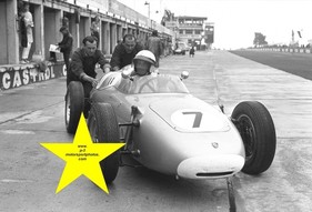 Edgar Barth im Porsche F2 auf den Nürburgring im Jahr 1960