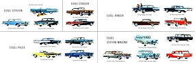 Edsel (1957) - Verkaufsprogramm des ersten Baujahres 1958