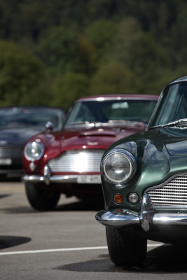 Ehrengast Aston Martin - 35. British Car Meeting auf dem Flugplatz Mollis