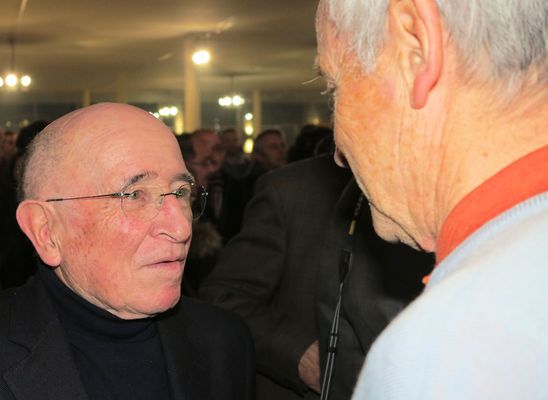 Ehrengast Claude Sage (zweimal in Le Mans am Start) - Impressionen von der Buchvernissage «Les Suisses au Mans 2013»