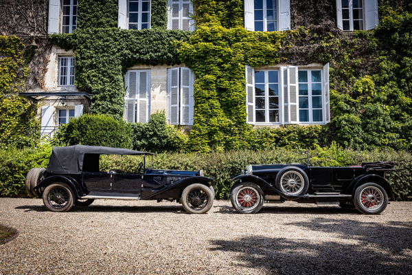 Ein Bentley 3L Tourer von 1923 und ein Lancia Lambda von 1926 - Artcurial-Versteigerung der Autos des Automobilmuseums Château de Vernon 2025
