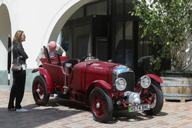 Ein Bentley Blower leicht verkleinert - 31. British Classic Car Meeting St. Moritz 2025 Ein Bentley Blower leicht verkleinert - 31. British Classic Car Meeting St. Moritz 2025