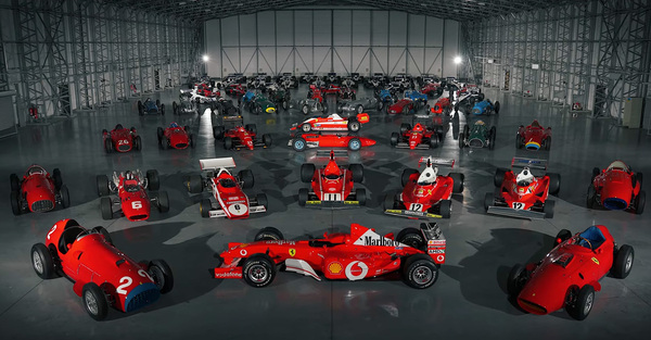 Bild: Ein Blick in Bernie Ecclestones Rennwagensammlung