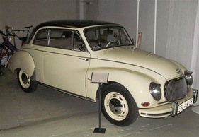 Ein DKW F93 Coupe (1956) im Fahrzeugmuseum Chemnitz