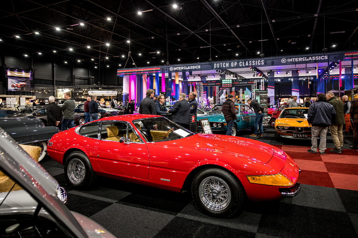 A Ferrari Daytona at the Interclassics Maastricht