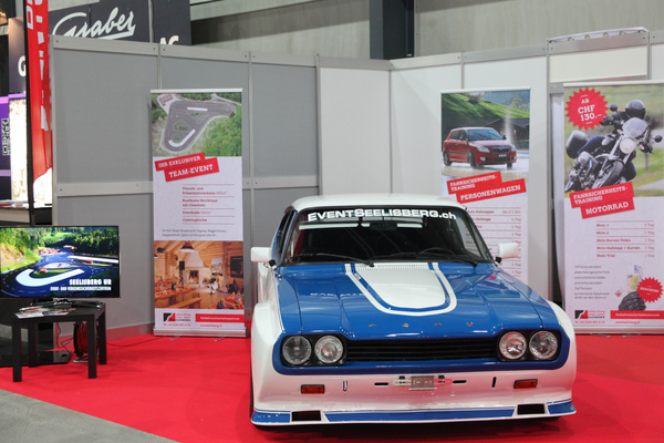 Ein Ford Capri in Breitversion - Swiss Classic World 2014