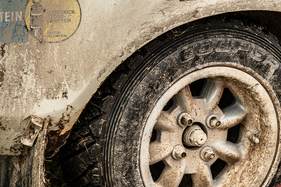 Ein Ford Escort nach einer Dienstfahrt – Goodwood Festival of Speed 2023