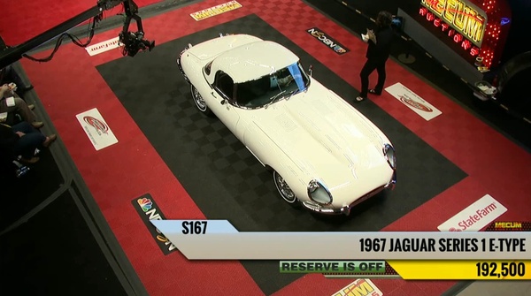 Ein Jaguar E-Type von 1967 wird für USD 192'500 verkauft - Mecum Kissimmee 2015