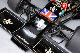 Ein Lotus 77 in der Box - Red Bull Ring Classics 2023