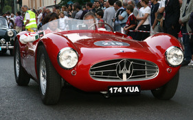 Ein Maserati an der Mille Miglia 2011 Ein Maserati an der Mille Miglia 2011