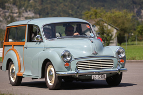 Ein Morris Minor mit Kombiaufbau - British Car Meeting in Mollis am 28. August 2016