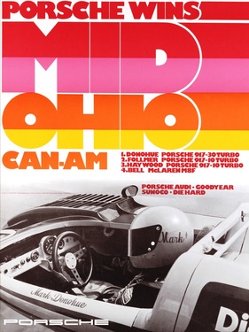 Ein Porsche 917/30 Turbo gewann den Mid-Ohio Can-Am-Lauf