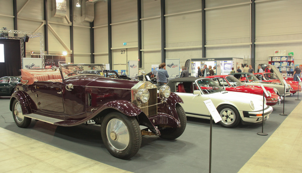 Ein Rolls-Royce Phantom I auf dem Stand von Lutziger Classic Cars - Swiss Classic World 2015