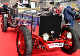Ein Rolls-Royce Satis (1930), welcher auf der Motorworld Classics 2019 ausgestellt und zu bestaunen war.